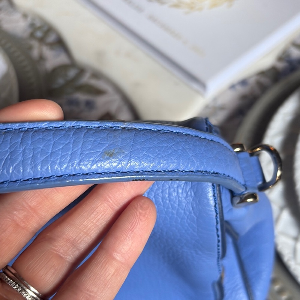 Kate Spade Blue Leather Handbag - Picture 3 of 8